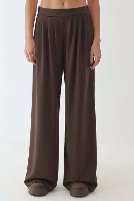 Zachte Touch Plissé Wijdere Broek - Image 6