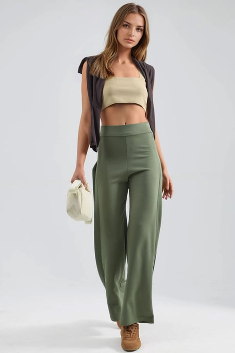 Modal Touch Stripe Detail Pants - Image 2