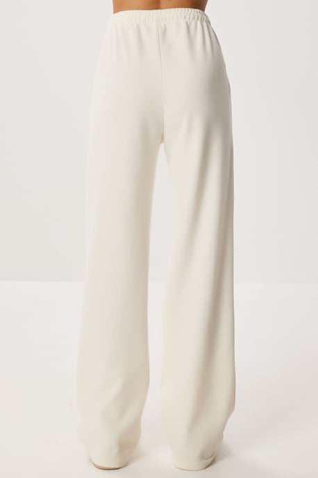 Wide Leg Jogger Pants with Drawstring Closure - Image 3