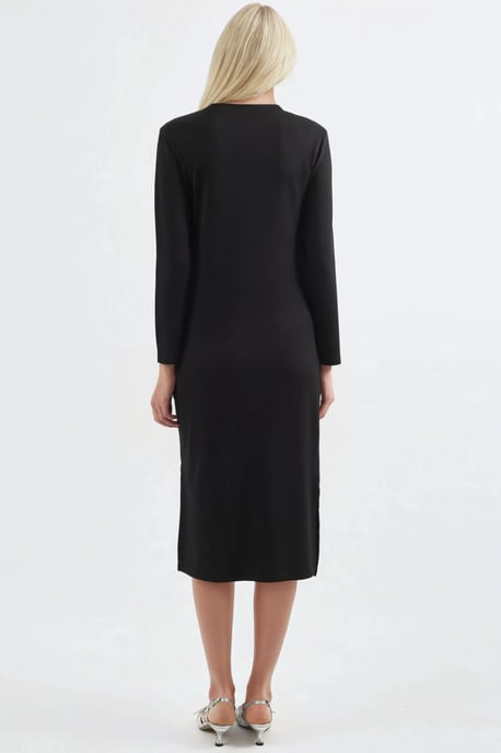 Modal Touch Slit Dress - Image 3