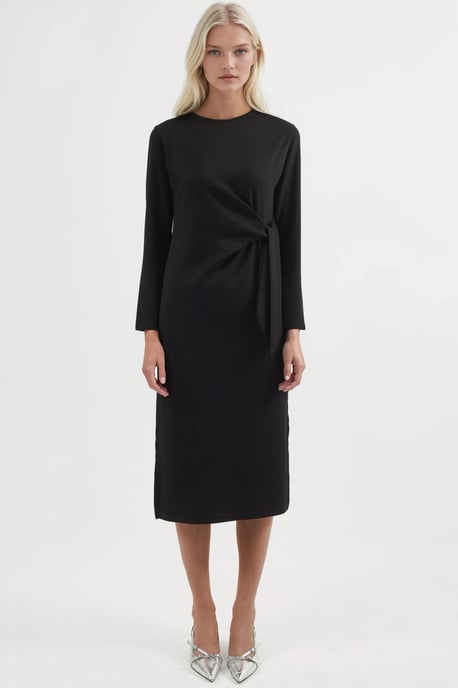 Modal Touch Slit Dress - Image 5