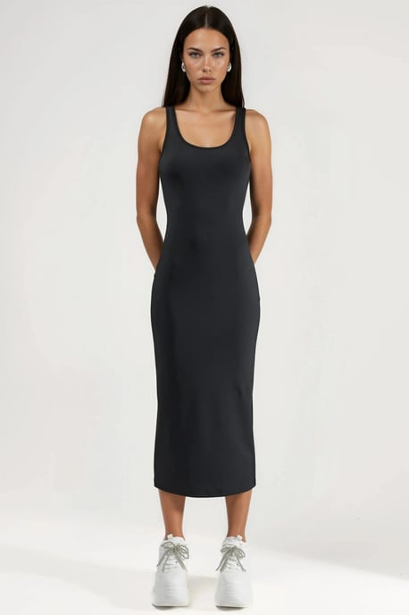 Bodycon Basis Midi Jurk - Image 2