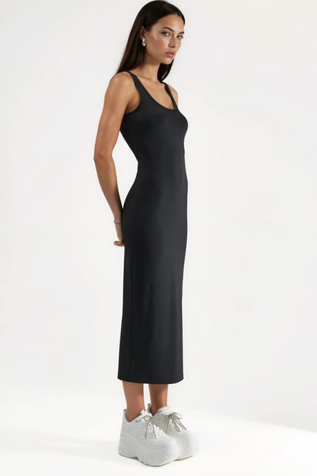 Bodycon Basis Midi Jurk - Image 3