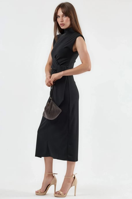 Midi-jurk met strikdetail - Image 3