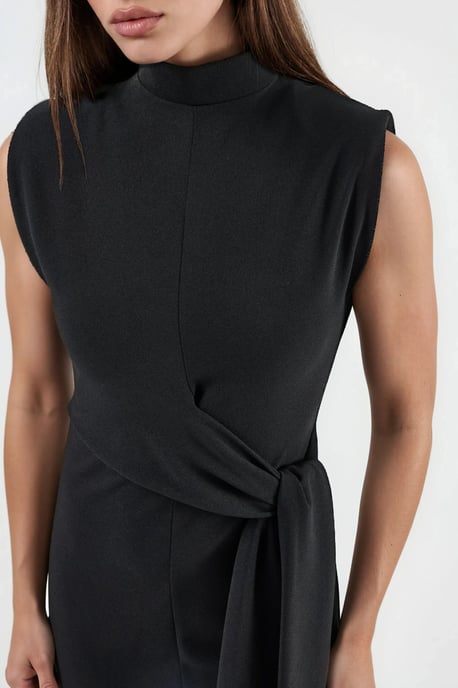 Midi-jurk met strikdetail - Image 5