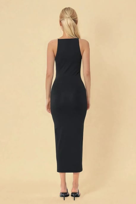 Halterneck Midiklänning i Bodycon-modell - Image 4