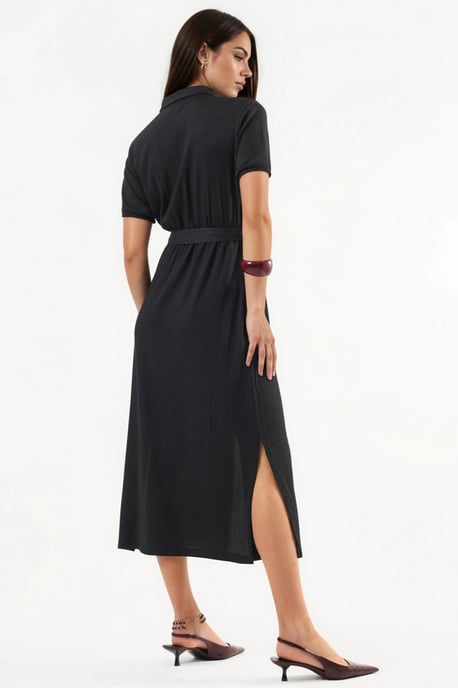 Geveste Midi Overhemdjurk - Image 3