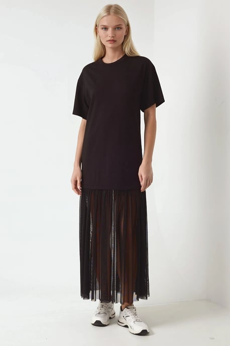 Midi-jurk met Tule Rok Pika Collectie - Image 1