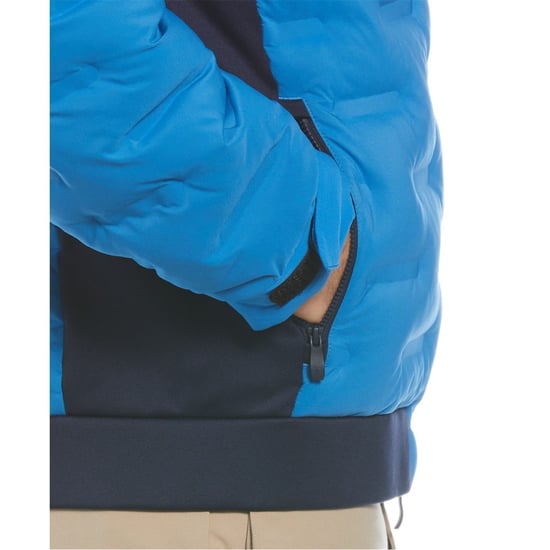 Men's Original Penguin Lsflzp Penguin Mock Neck Performance Jacket in Black Iris - Image 4