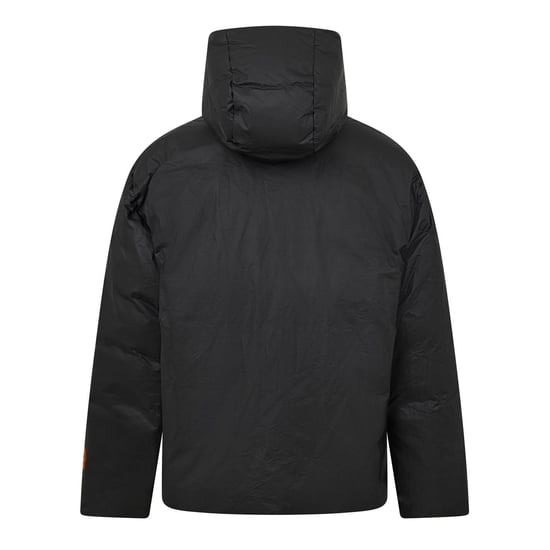 Men's Heron Preston Hooded Down Jacket in Black - Image 2