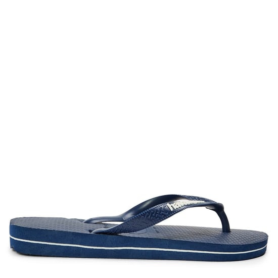 Women's Havaianas Hav. Logo Filete Black Black White Flip Flops in Navy/White - Image 1