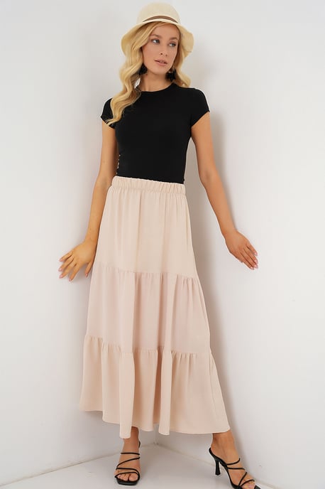Getextureerde Maxi Rok - Image 3