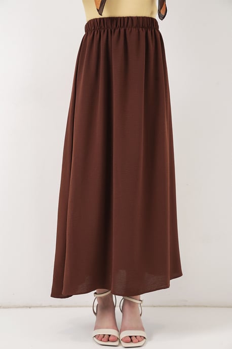 Maxi Skirt with Elastic Waist - Image 2