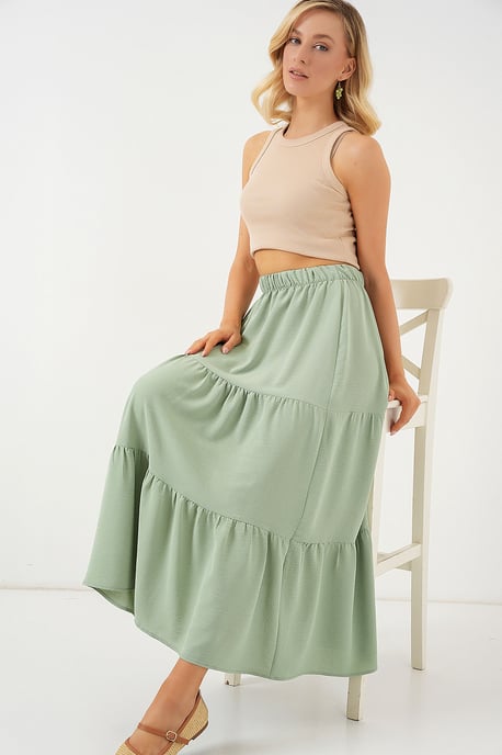 Geweven Maxi Rok - Image 2