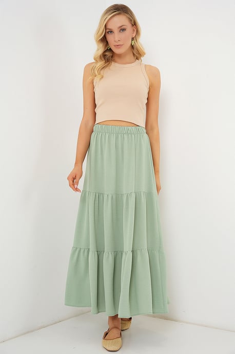 Geweven Maxi Rok - Image 4