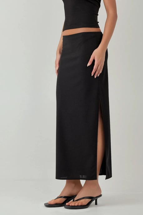 Lage Taille Maxi Rok - Image 2