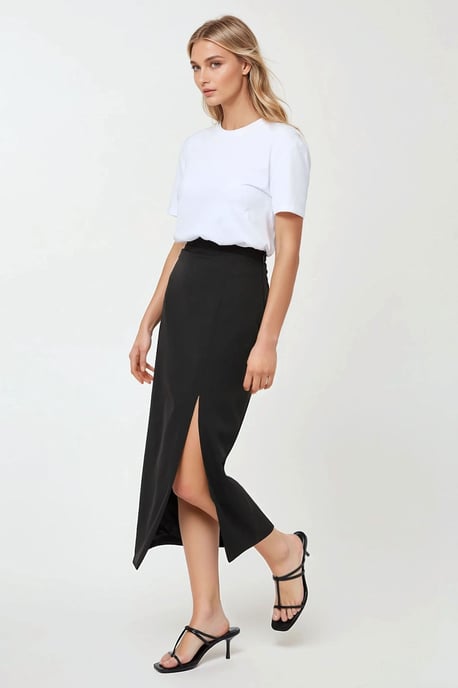 Maxi Bodycon Kjol med Slits - Image 1