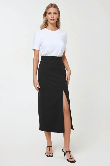 Maxi Bodycon Kjol med Slits - Image 3