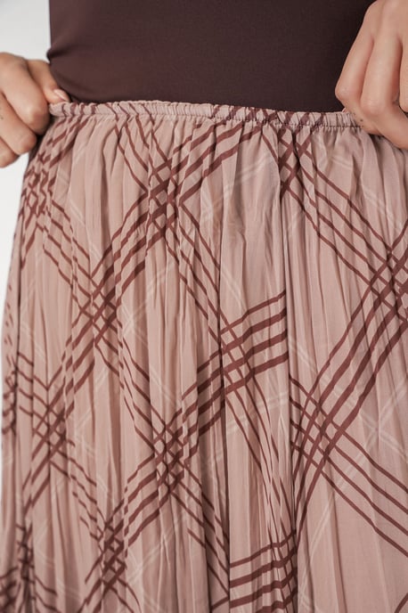 Asymmetrische Patroon Maxi Rok - Image 6