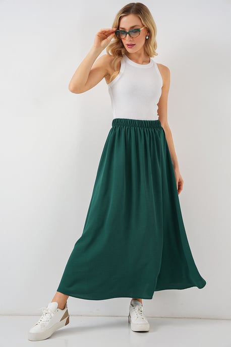 Maxi Rok met Elastische Taille - Image 1