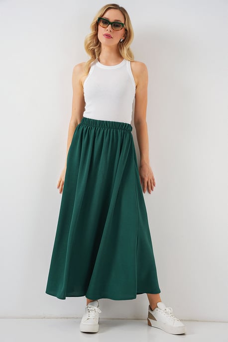 Maxi Rok met Elastische Taille - Image 2