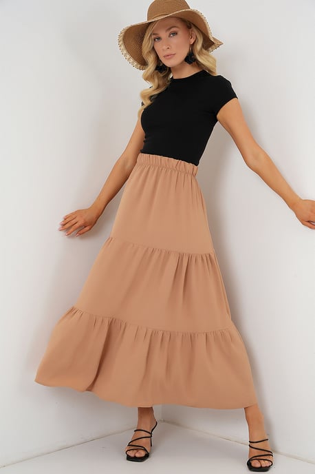 Gestructureerde Maxi Rok - Image 3