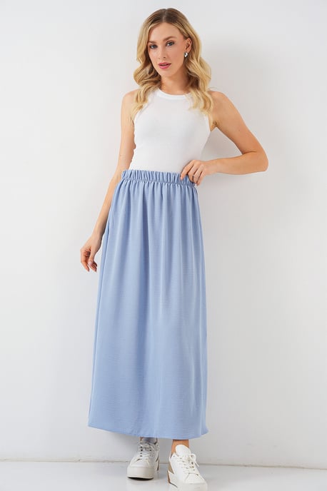 Maxi Rok met Elastische Taille - Image 5