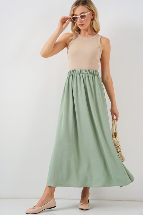 Maxi Rok met Elastische Taille - Image 4