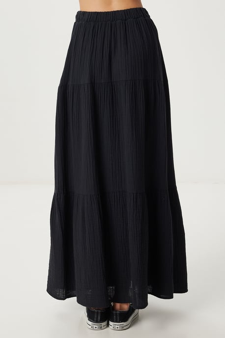 Hög midja A-linje maxi kjol - Image 5