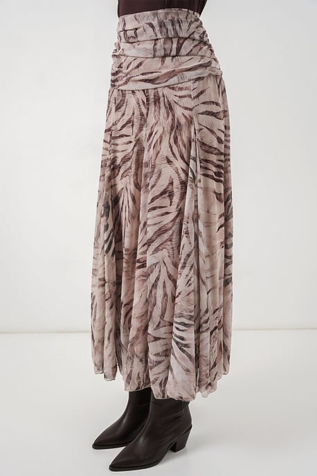 Hoge Taille Paisley Maxi Rok - Image 4