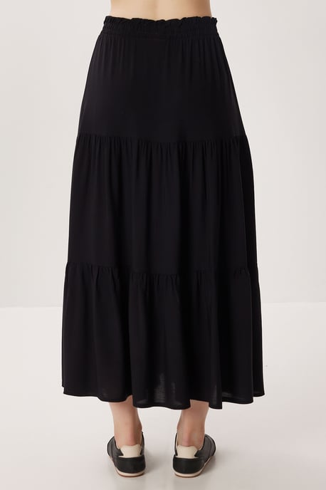 Hoge Taille A-Lijn Maxi Rok - Image 4
