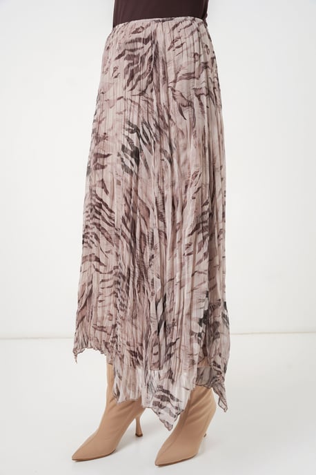 Asymmetrische Patroon Maxi Rok - Image 4