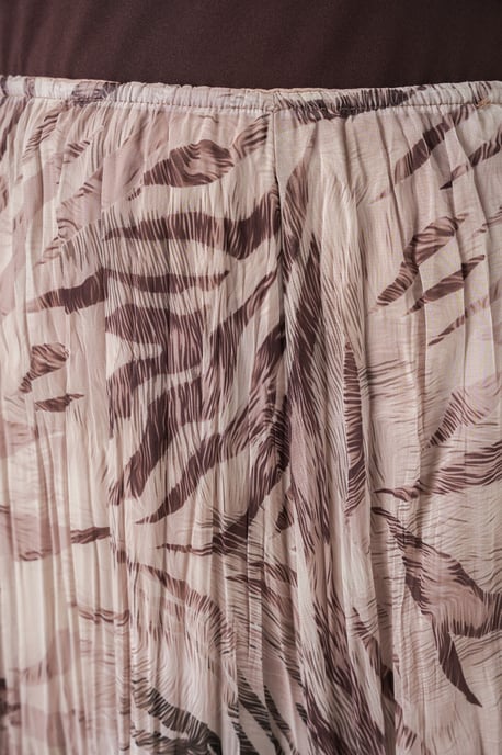 Asymmetrische Patroon Maxi Rok - Image 6