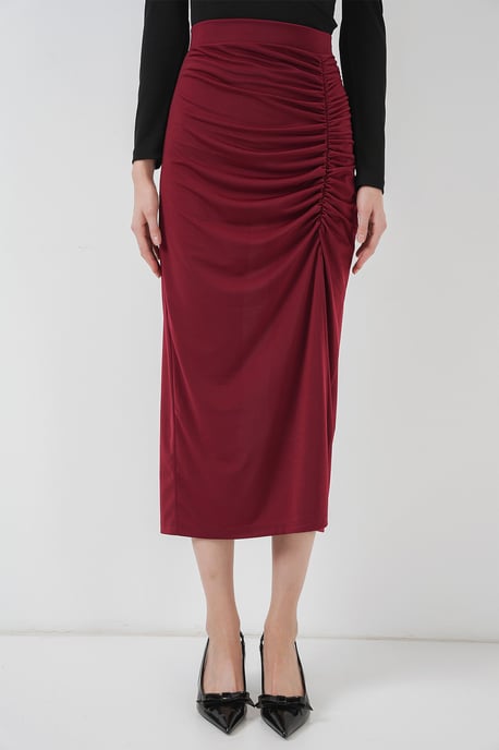 Maxi Aansluitende Jersey Rok met Elastische Taille - Image 3