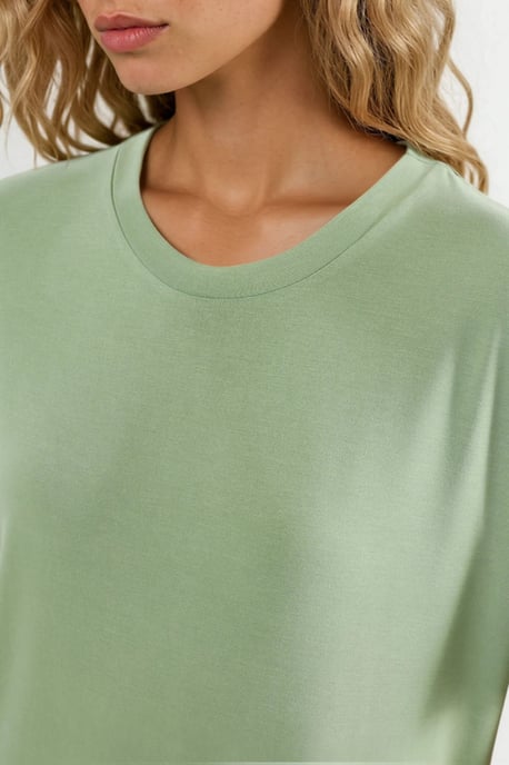 Lose Fit Midi Jurk met Split - Image 6