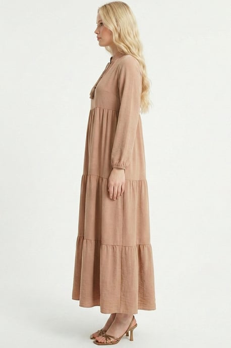 Maxi-jurk met strikdetail - Image 2