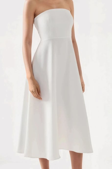 Bardot Midi A-Linjeklänning - Image 4