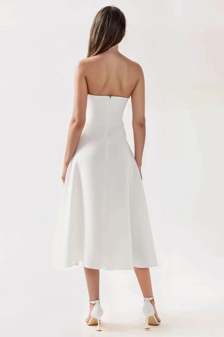 Bardot Midi A-Linjeklänning - Image 5