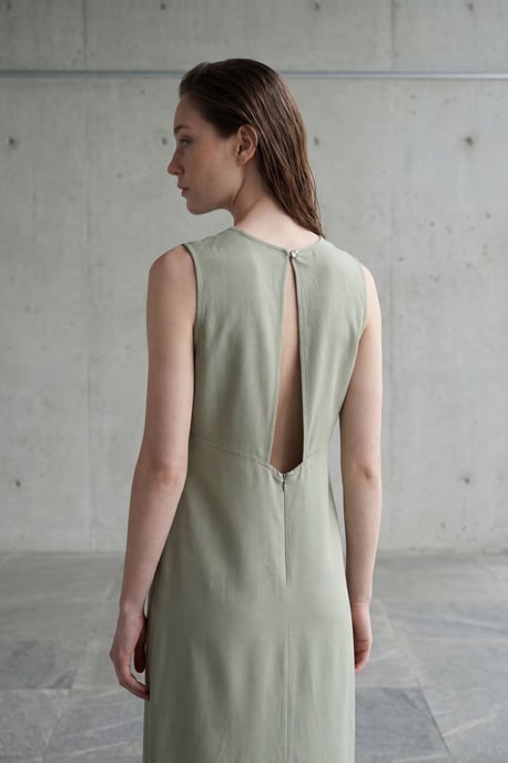 Rugdetail Midi-jurk - Image 3