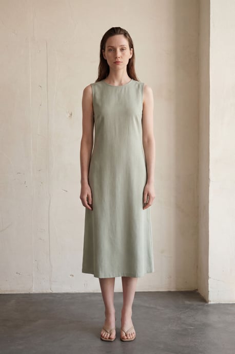 Rugdetail Midi-jurk - Image 6