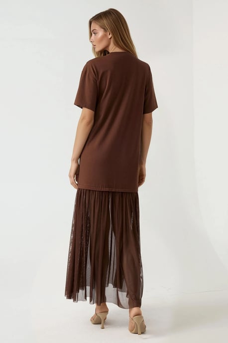 Midi Dress with Tulle Skirt Pika Collection - Image 2