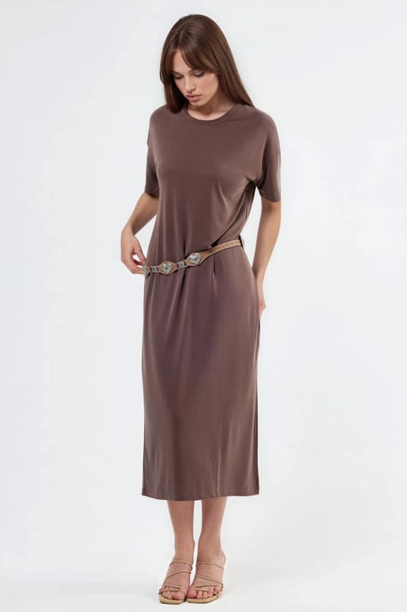 Relaxed Fit Midi Dress - Image 1