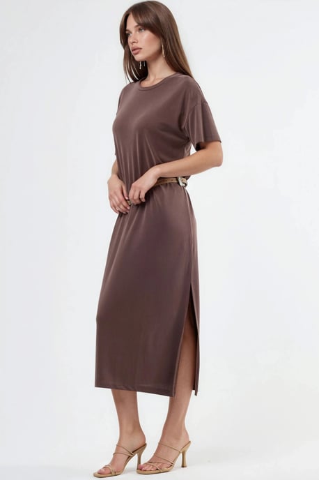 Relaxed Fit Midi Dress - Image 3