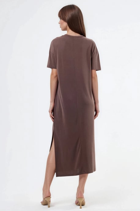 Relaxed Fit Midi Dress - Image 4