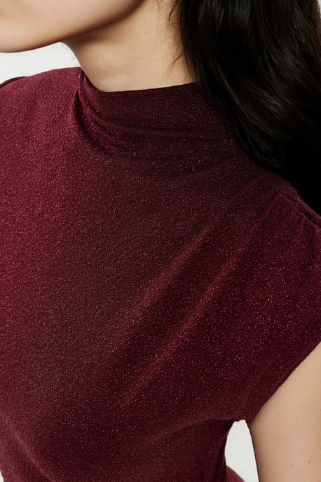 Ärmlös Bodycon Paljett Midi Klänning - Image 5
