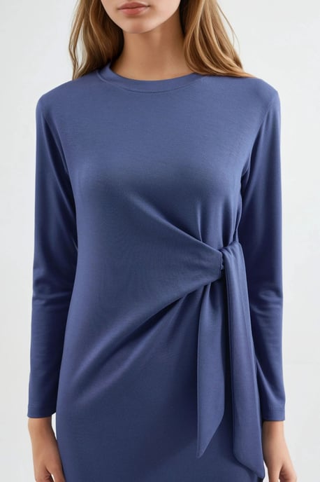 Modal Touch Slit Dress - Image 5