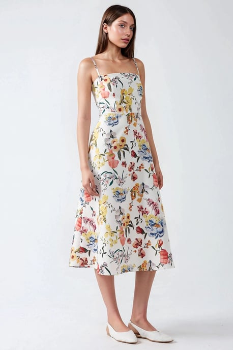 Geprinte Midi-jurk - Image 6