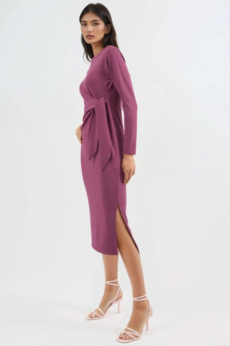 Modal Touch Split Jurk - Image 2