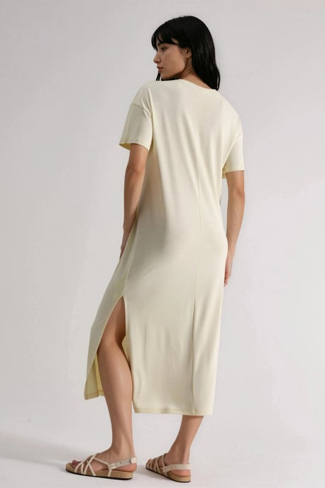 Losse Midi-jurk met Split - Image 3