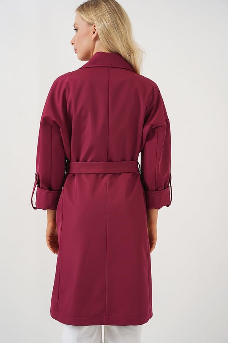 Gepolsterd Dubbelzijdig Trenchcoat - Image 6